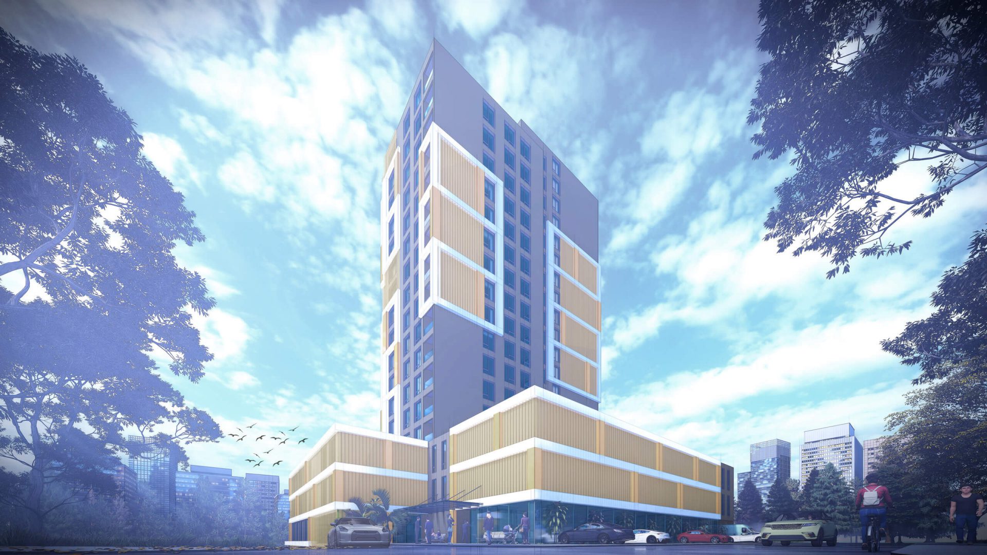 Смесена сграда ж.к. Младост